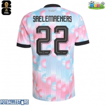 Belgia Alexis Saelemaekers #22 Bortedrakt VM 2026 Kortermet